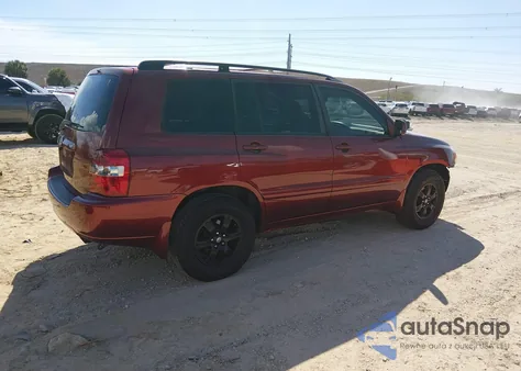 2006 Toyota Highlander V6 z USA, uszkodzony, nr VIN JTEGP21A960108232